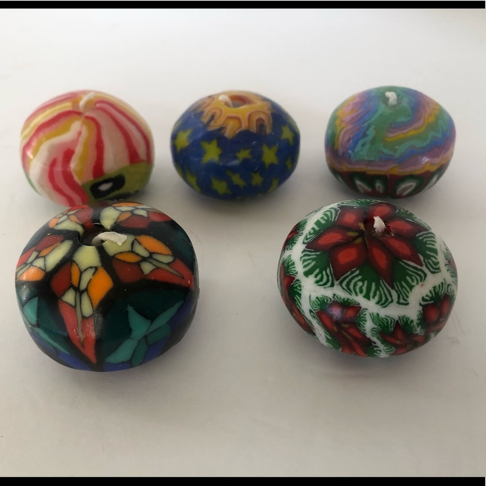 Handcrafted Decorated Ball Candles